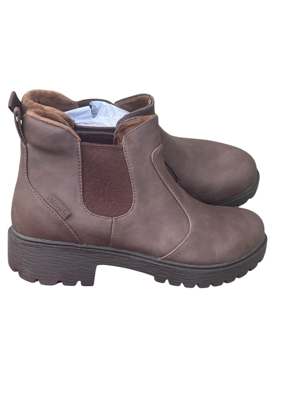 Alegria Row Brown Ankle Boots, Size 38, 8/8.5, Brand New